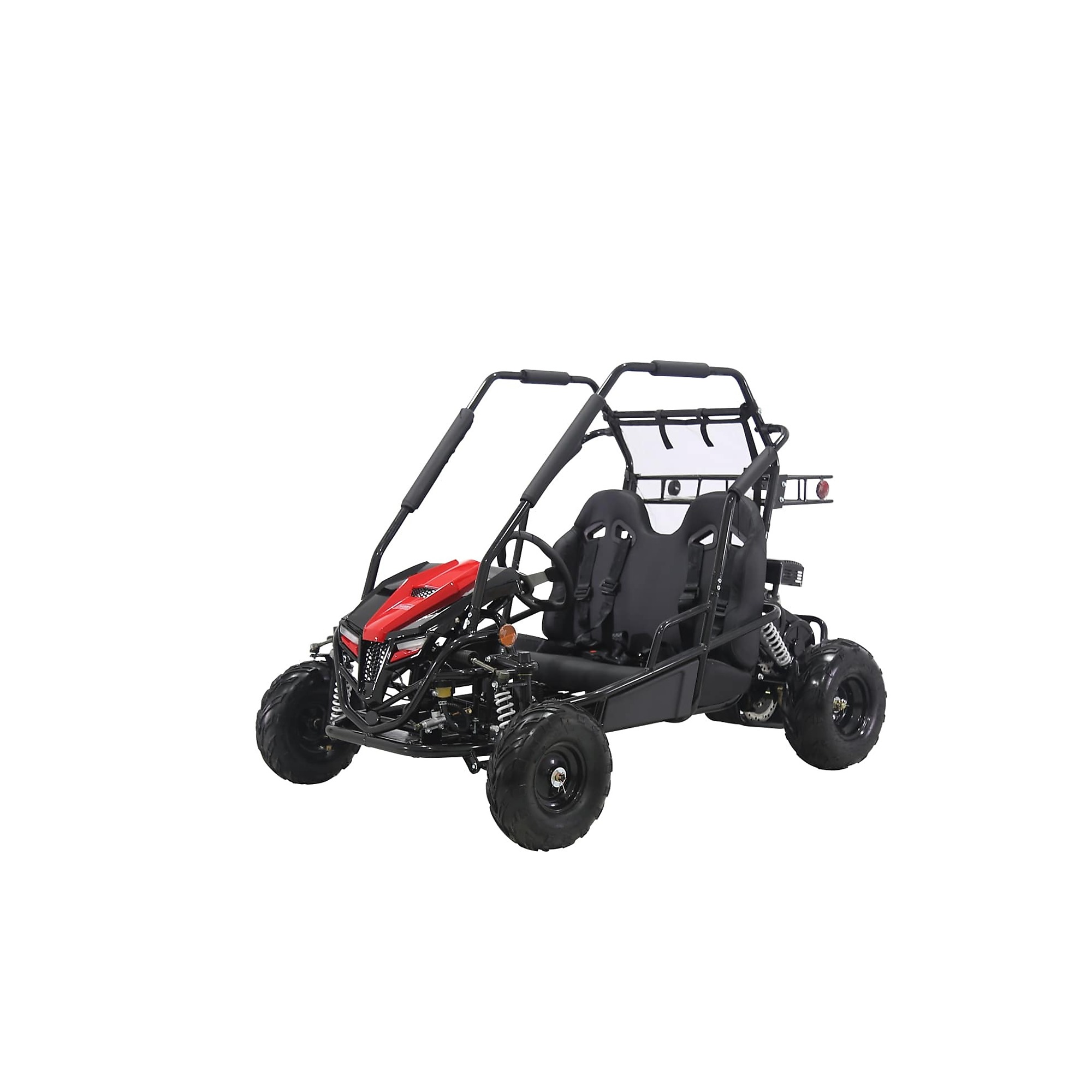 Coleman Powersports GK200 Go Kart, 196cc, 2-Seater, Gas-Powered 4-Stroke OHV Engine, Air Cooled, Automatic Transmission, 23 MPH